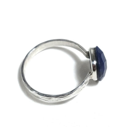 ANELLO artigianale in argento 925 Anello con pietra Lapislazzuli | GIOIELLI IN ARGENTO