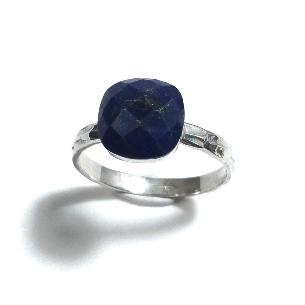ANELLO artigianale in argento 925 Anello con pietra Lapislazzuli | GIOIELLI IN ARGENTO