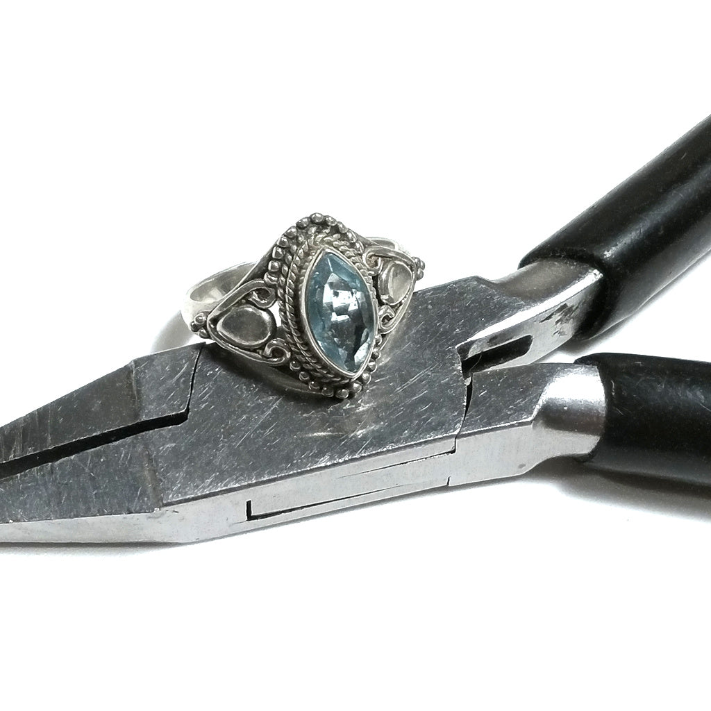 Anello con pietra in argento 925 - NISHTA