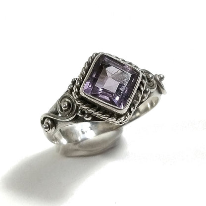 Anello con pietra in argento 925 con Malachite, Granato, Labradorite| GIOIELLI ETNICI