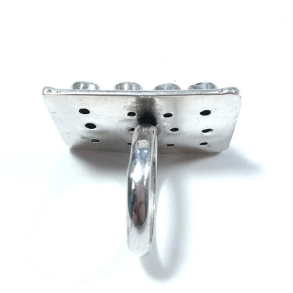 ANELLO ETNICO in argento 925 con pietra Ametista