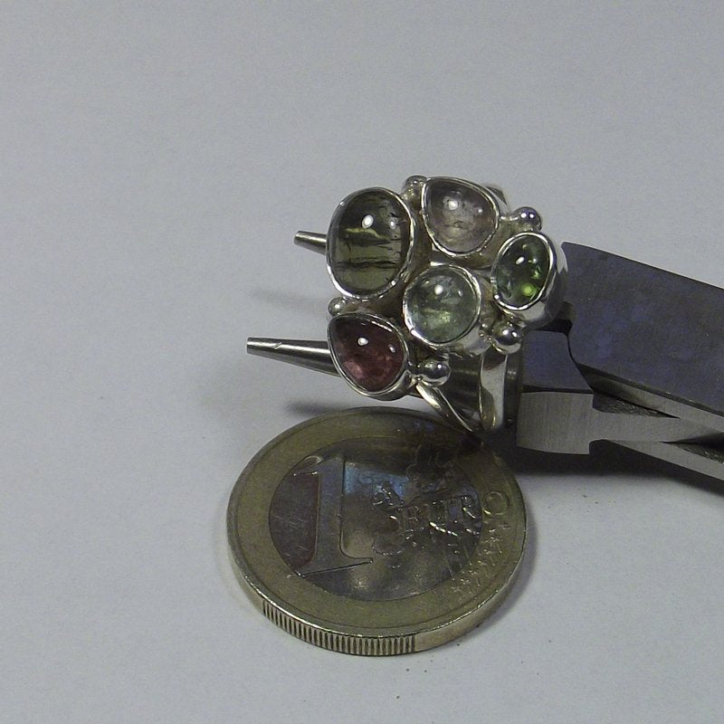 ANELLO Tormalina e argento - SIKRI