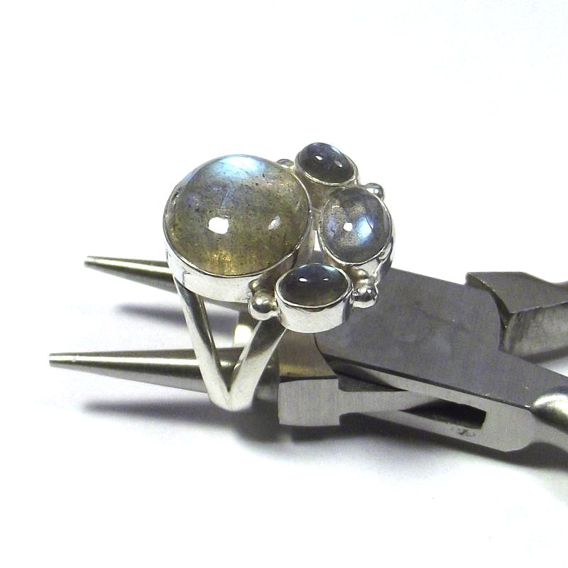 ANELLO argento con Labradorite