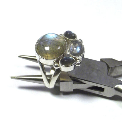 ANELLO argento con Labradorite