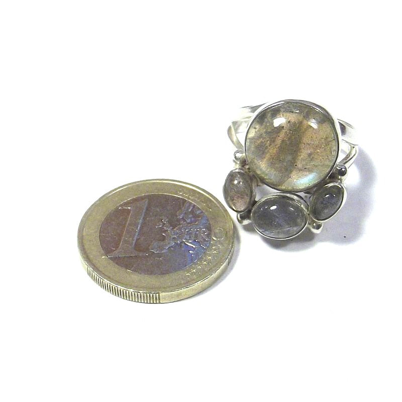 ANELLO argento con Labradorite 18 - 21 – immagine2