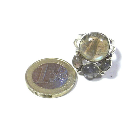 ANELLO argento con Labradorite 18 - 21 – immagine2