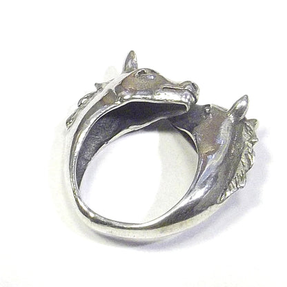 Anello in argento 925 testa di CAVALLO - contrariè – immagine7