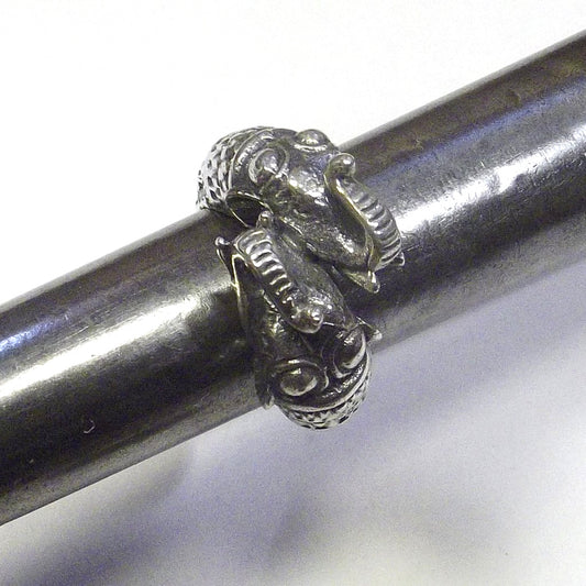 Anello in argento 925 testa di ELEFANTE - contrariè