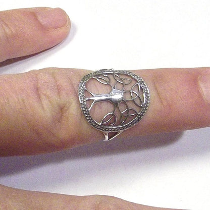 ANELLO Albero della vita in argento 925 celtico