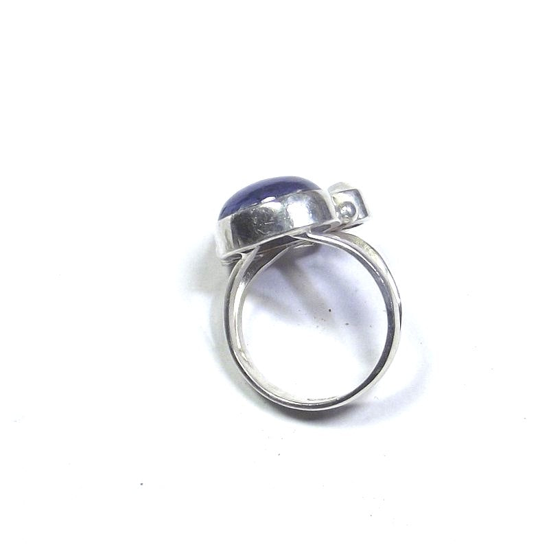 ANELLO argento 925 cianite, pietra di luna, topazio e perla 13 - 15 – immagine3
