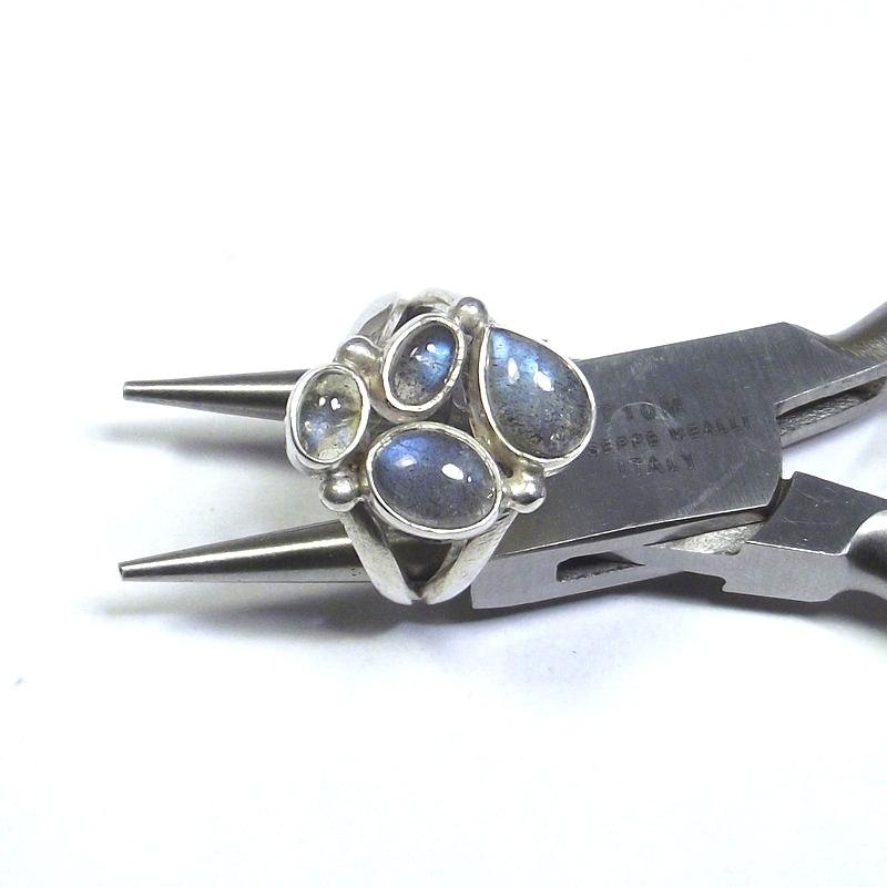 ANELLO argento con Labradorite cabouchon - RIMO