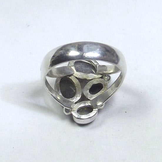 ANELLO argento con Labradorite cabouchon - RIMO