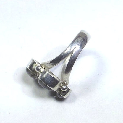 ANELLO argento con Labradorite cabouchon - RIMO