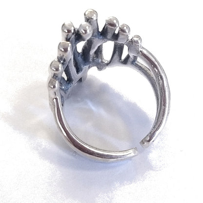 ANELLO etnico ANIKA in argento 925 ANELLO artigianale | ANELLO ARGENTO