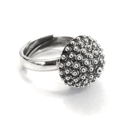 ANELLO etnico BIMALA in argento 925 ANELLO artigianale | ANELLO ARGENTO