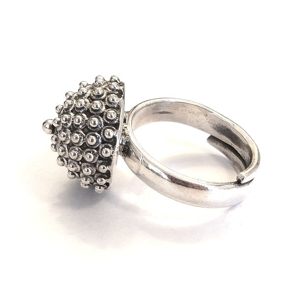 ANELLO etnico BIMALA in argento 925 ANELLO artigianale | ANELLO ARGENTO