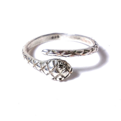 Anello con serpente in argento 925 - DEVYA