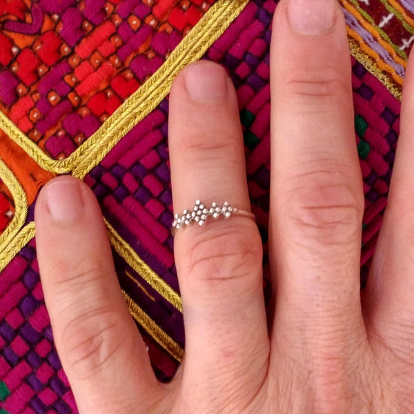 ANELLO AMRITA in argento 925 ANELLO artigianale | GIOIELLI ARGENTO | BOHO