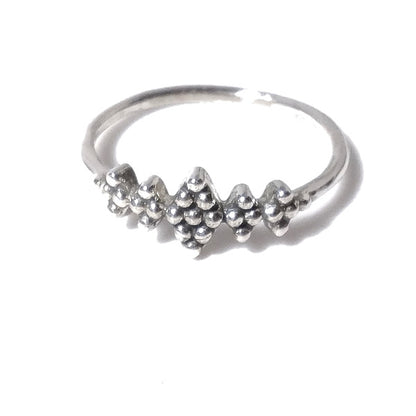 ANELLO AMRITA in argento 925 ANELLO artigianale | GIOIELLI ARGENTO | BOHO