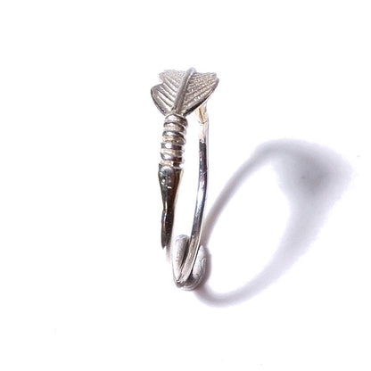 ANELLO PIUMA in argento 925 artigianale - MAYA