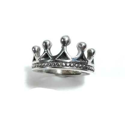 Anello fascia in argento 925 ANELLO artigianale | CORONA