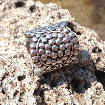 ANELLO etnico ESHA in argento 925 ANELLO artigianale | ANELLO ARGENTO