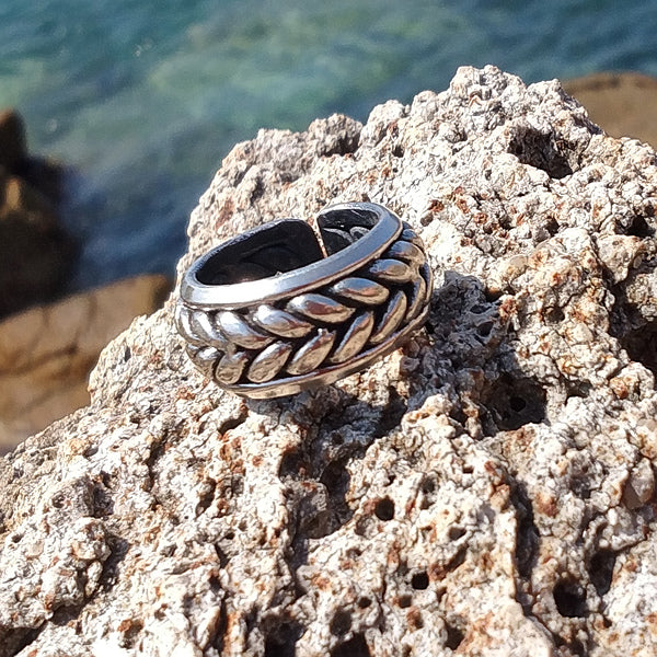 ANELLO ETNICO in argento 925 artigianale - AMOLI