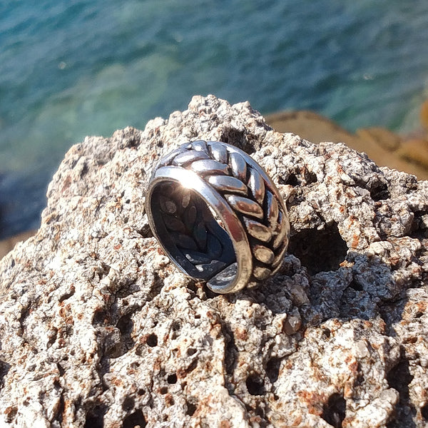 ANELLO etnico AMOLI in argento 925 ANELLO artigianale | ANELLO ARGENTO