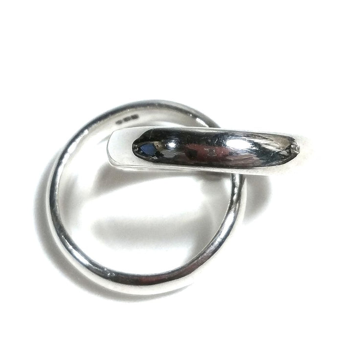 Anello fascia in argento 925 ANELLO artigianale | GIOIELLI IN ARGENTO | DOPPIO anello