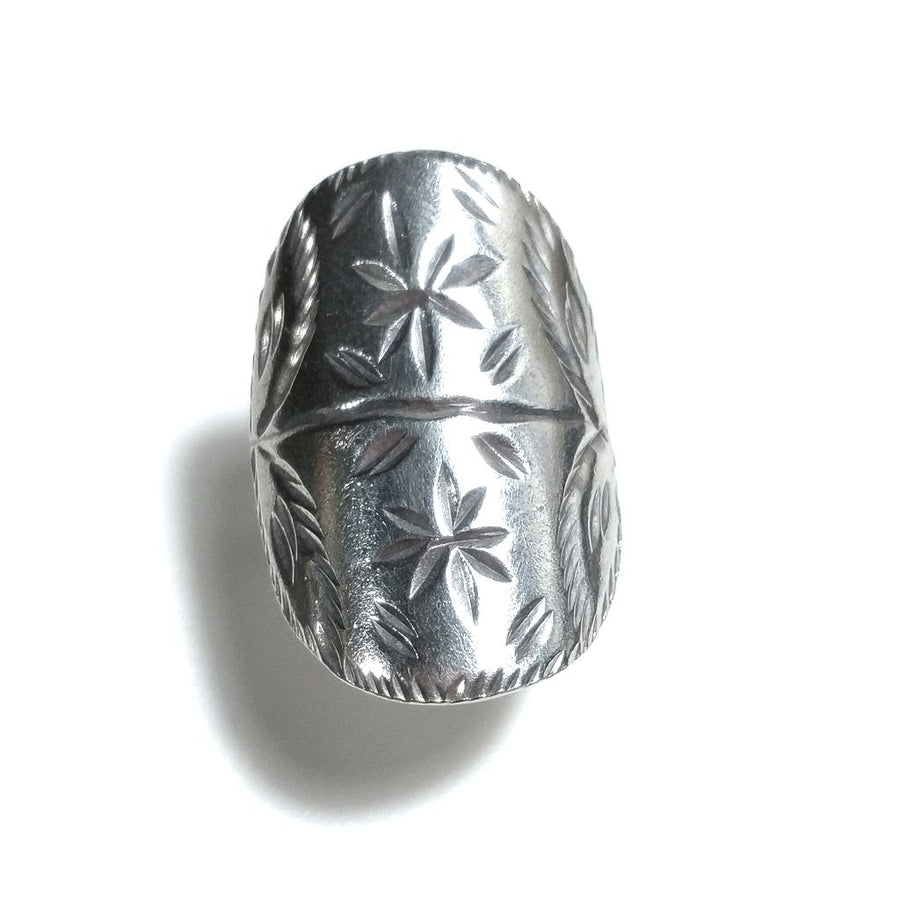 ANELLO ETNICO in argento 925 Anello d'argento largo | GIOIELLI ETNICI