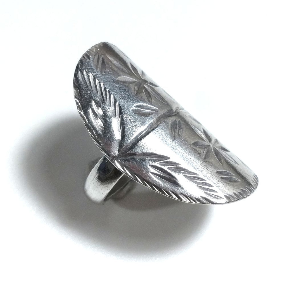 ANELLO ETNICO in argento 925 Anello d'argento largo | GIOIELLI ETNICI