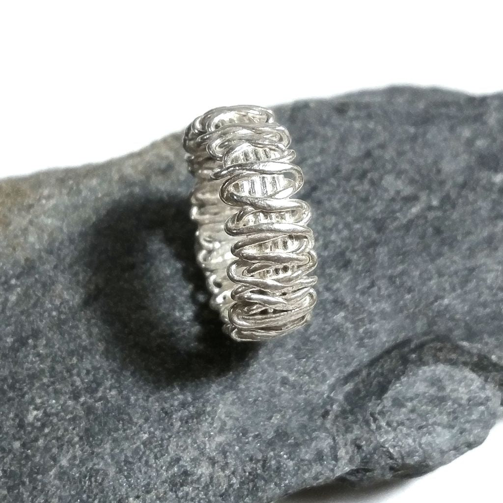 Anello fascia in argento 925 Anello d'argento | GIOIELLI ARGENTO | FASCIA satinata