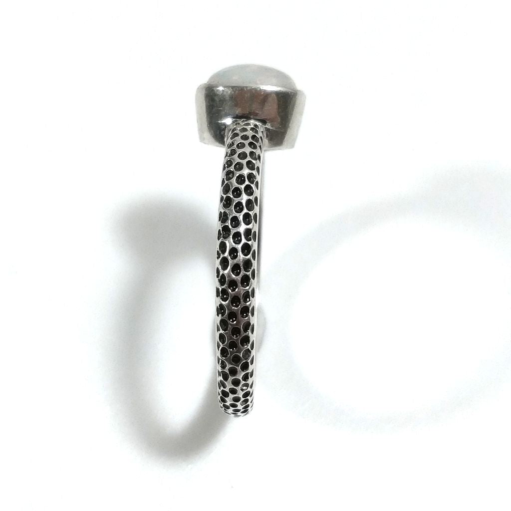 Anello con pietra in argento 925 con Opale | ANELLI ARGENTO