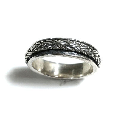 Anello fascia in argento 925 ANELLO artigianale | Anello ARGENTO | ANTISTRESS