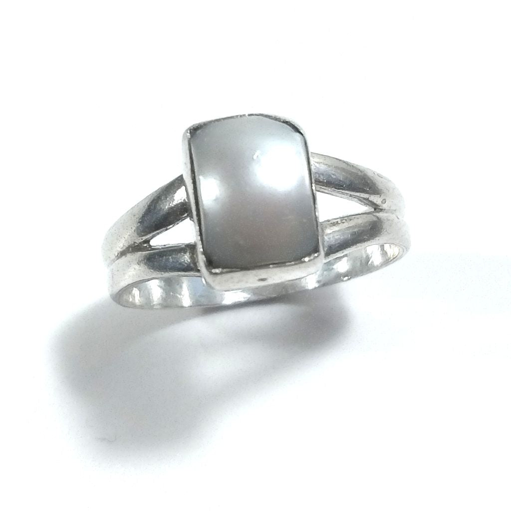 Anello con pietra in argento 925 con Perla | GIOIELLI ETNICI