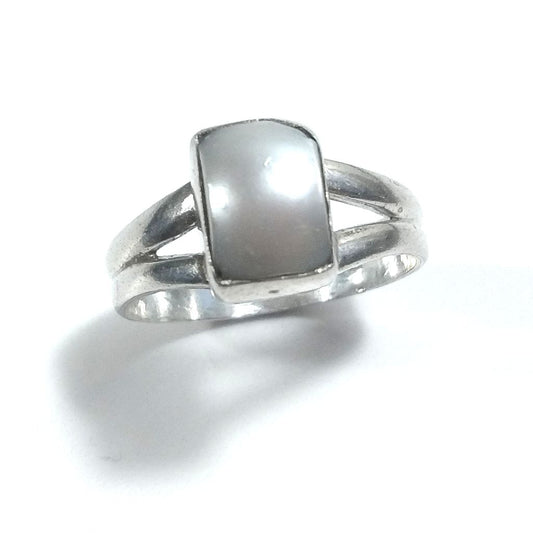 Anello con pietra in argento 925 con Perla | GIOIELLI ETNICI