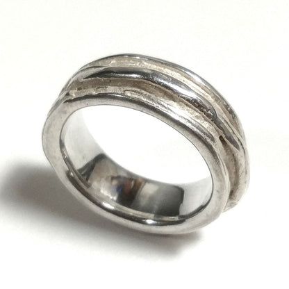 Anello fascia in argento 925 Anello d'argento | GIOIELLI ARGENTO | FASCIA satinata