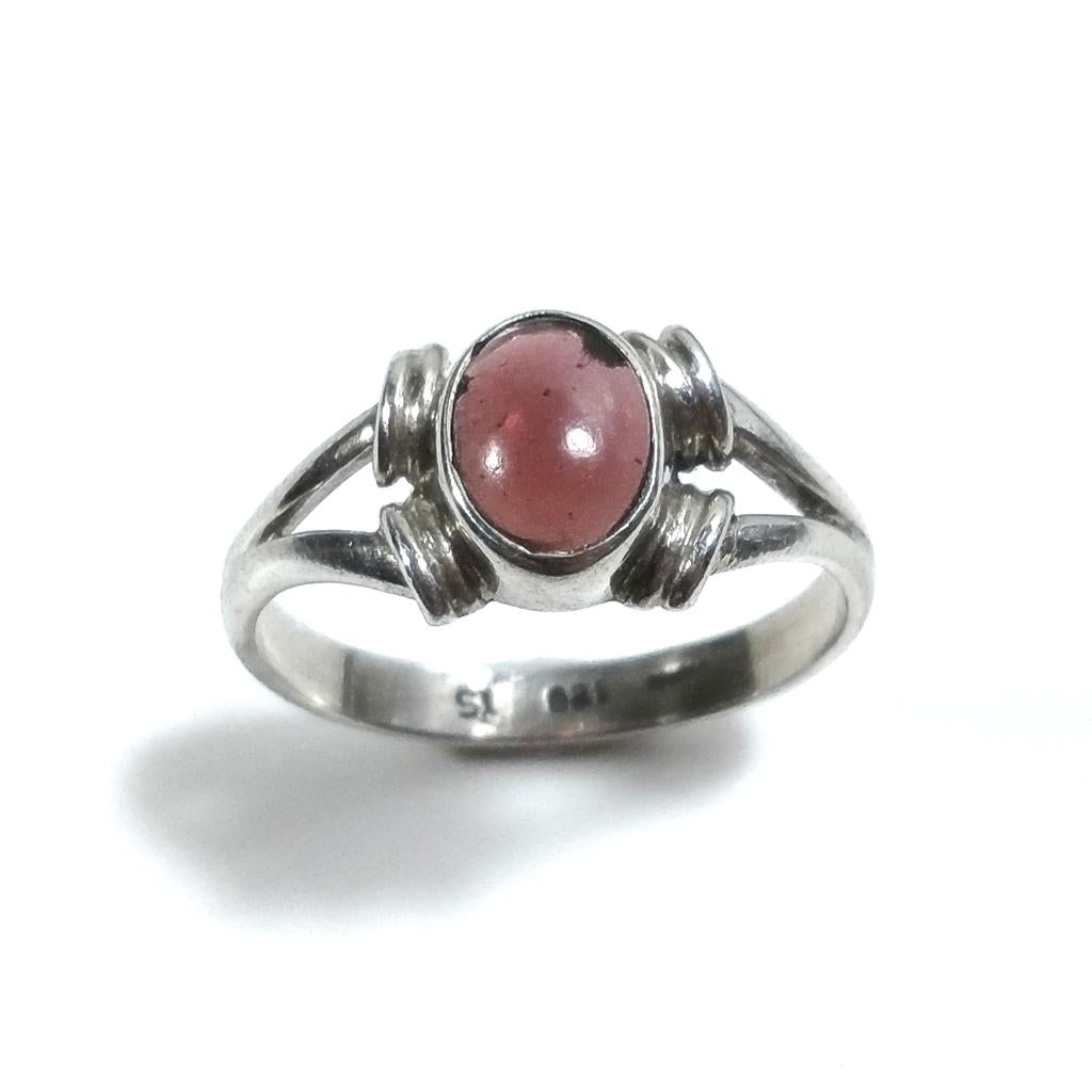 Anello con pietra in argento 925 con Granato | GIOIELLI IN ARGENTO