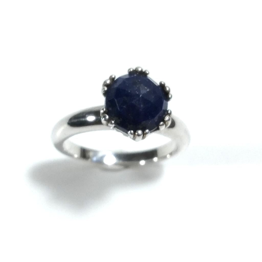 ANELLO artigianale in argento 925 con Lapislazzuli | GIOIELLI CON PIETRE