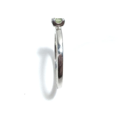 ANELLO artigianale in argento 925 Anello con Peridoto | GIOIELLI IN ARGENTO
