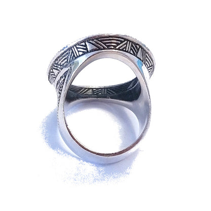 ANELLO etnico DULARI in argento 925 ANELLO artigianale | ANELLO ARGENTO