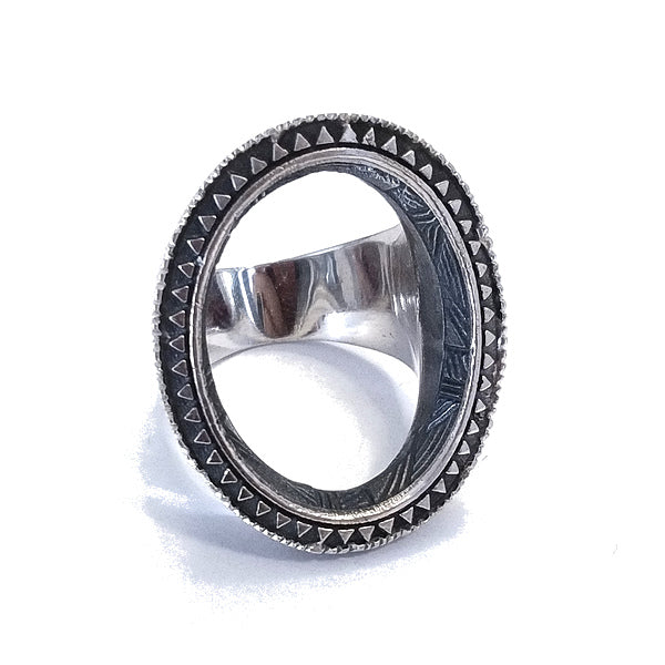 ANELLO etnico DULARI in argento 925 ANELLO artigianale | ANELLO ARGENTO