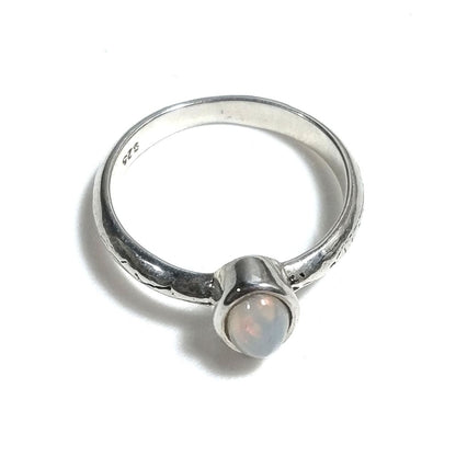 Anello con pietra in argento 925 con Opale | ANELLI ARGENTO