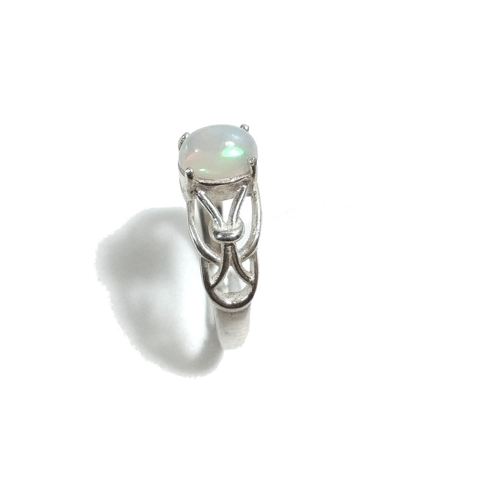 Anello con pietra in argento 925 con Opale | ANELLI ARGENTO
