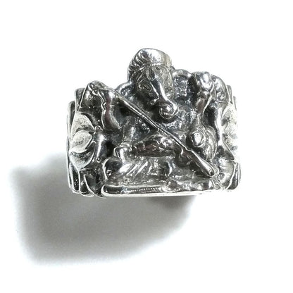 ANELLO ETNICO in argento 925 con GANESH | GIOIELLI ETNICI