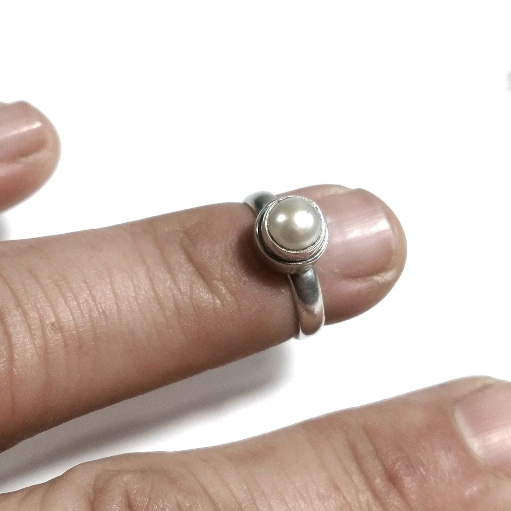 Anello fascia in argento 925 Anello con pietra Labradorite | ANELLI ARGENTO