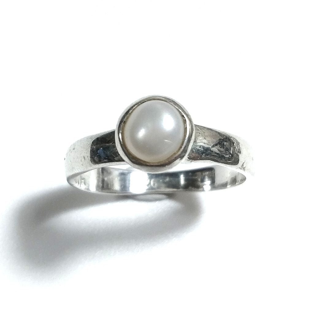 Anello con pietra in argento 925 con Perla | GIOIELLI ETNICI