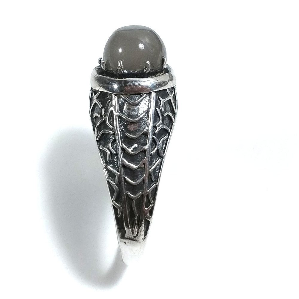 Anello con pietra in argento 925 con Avventurina | GIOIELLI IN ARGENTO | Etnico