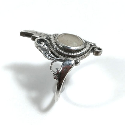 Anello con pietra in argento 925 con Quarzo rosa | GIOIELLI IN ARGENTO