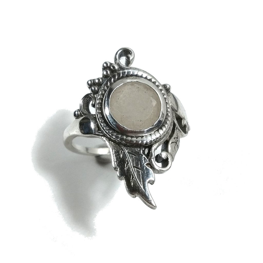 Anello con pietra in argento 925 con Quarzo rosa | GIOIELLI IN ARGENTO